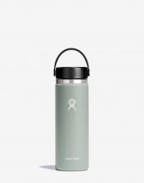 Hydro Flask 20 oz Wide Flex Cap シーグラス Hydro Flask 20 Oz Wide Mouth Flex Cap Water Bottle - Agave