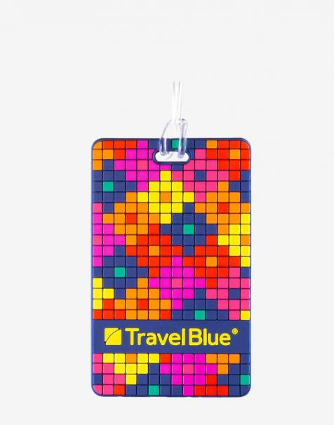 Travel Blue Luggage ID Name Tag - Puzzle