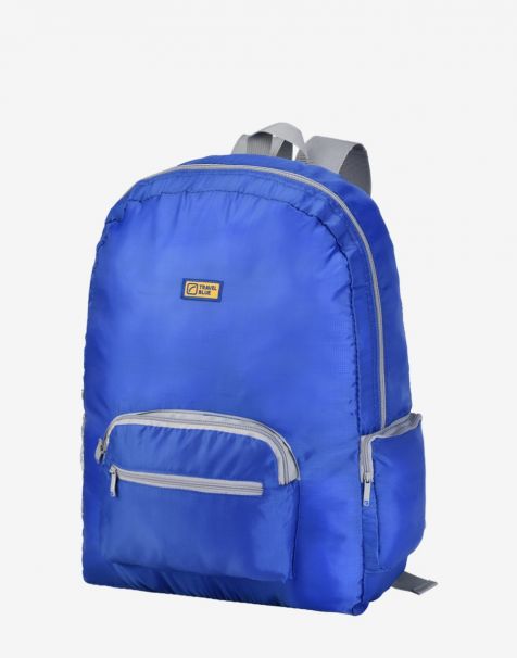 Travel Blue Tas Lipat Tas Travel Lipat Folding Bag Backpack TB065 -  Blue