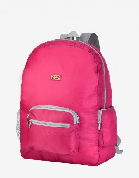 Travel Blue Tas Lipat Tas Travel Lipat Folding Bag Backpack TB065 -  Pink