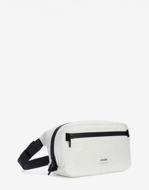 LOJEL Slash Shoulder Pack - Matte White