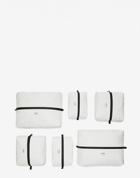 LOJEL Slash Packing Kit 6 Organizer - Matte White