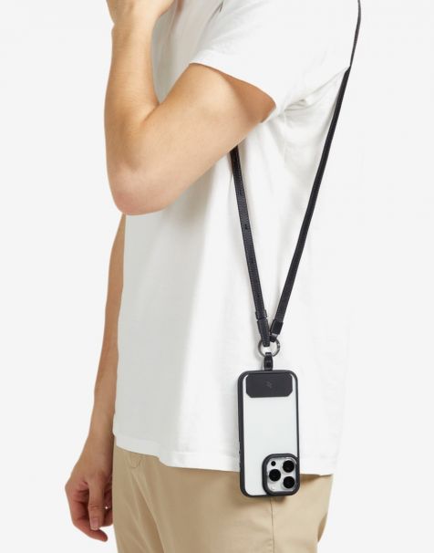 LOJEL Iloj Crossbody Strap Leather- Black