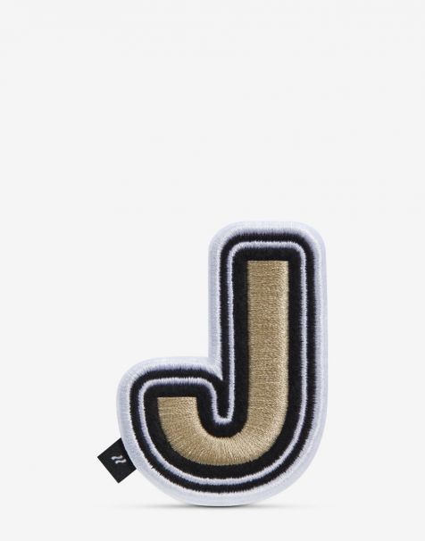 LOJEL Letter Embroidered Patches - Alphabet J