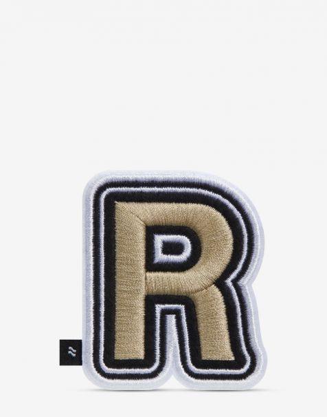 LOJEL Letter Embroidered Patches - Alphabet R
