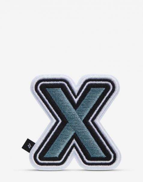 LOJEL Letter Embroidered Patches - Alphabet X