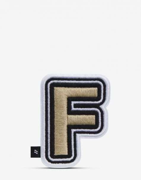 LOJEL Letter Embroidered Patches - Alphabet F