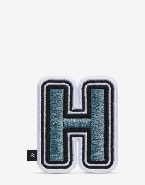 LOJEL Letter Embroidered Patches - Alphabet H