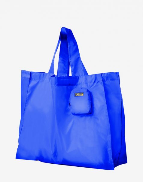 Travel Blue Folding Shopping Bag 32L - Blue