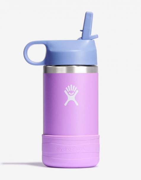 Hydro Flask Kids Wide Mouth With Straw Cap Grass 12Oz - Anemone