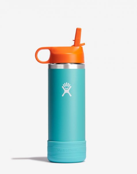 Hydro Flask Kids Wide Mouth With Straw Cap 18Oz - Seaspray