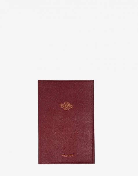 Memento Notebook Sleeve - Red