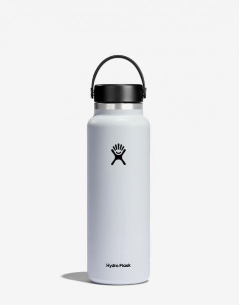 Hydro Flask Wide Mouth Flex Cap 40 Oz - White