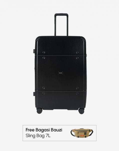 Buy Bagasi Stupa Expand Large Black Free Bagasi Bauzi Sling Bag 7L Dessert