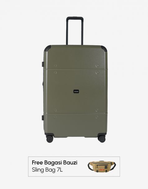Buy Bagasi Stupa Expand Large Cement Green Free Bagasi Bauzi Sling Bag 7L Dessert