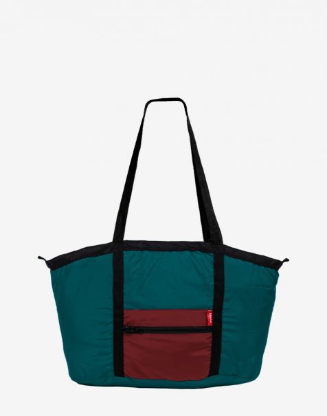 Bagasi Lipa Duffle Bag 20L - Petrol/Red