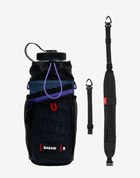 Bundling Bagasi LOBO Bottle Sling 2.7L Dark Blue + Bauzi Utility Strap Black
