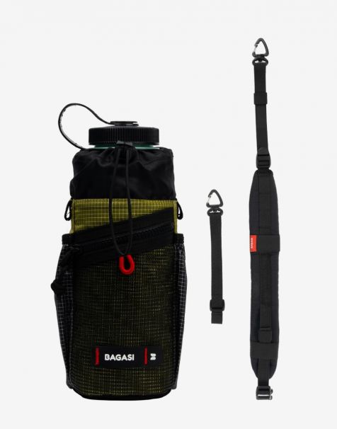 Bundling Bagasi LOBO Bottle Sling 2.7L Mostone Green + Bauzi Utility Strap Black