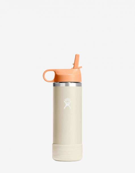Hydro Flask Kids Wide Mouth With Straw Cap 18Oz - Coconut