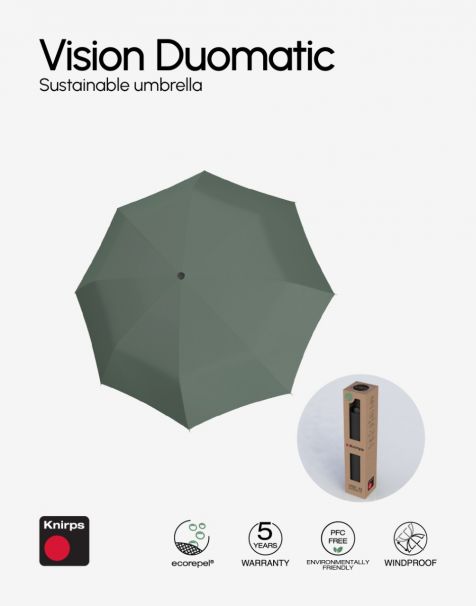 Knirps Vision Duomatic Sustainable Umbrella - Vision Plant