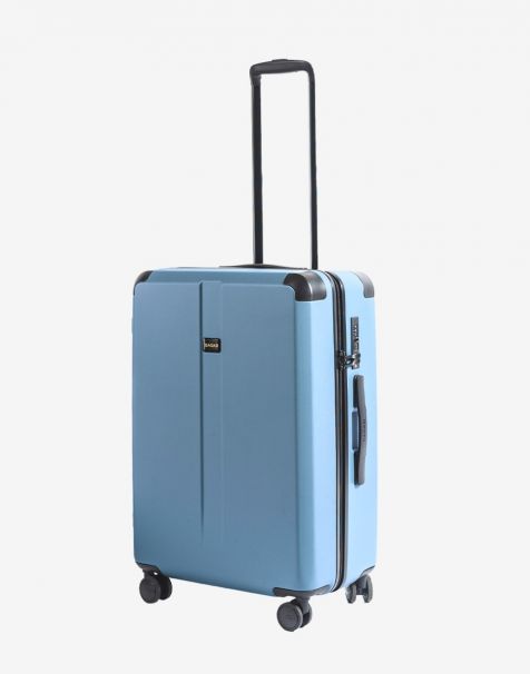 Bagasi Galena Zipper Frame Medium - Steel Blue