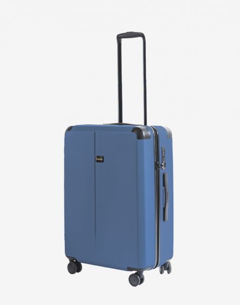 Bagasi Galena Zipper Frame Medium - Steel Blue