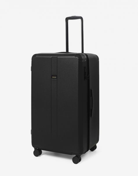 Bagasi Galena Trunk Zipper Frame Large - Black