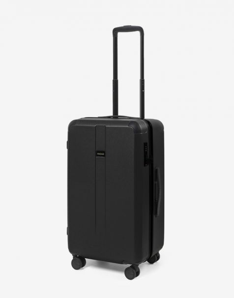 Bagasi Galena Trunk Zipper Frame Small - Black