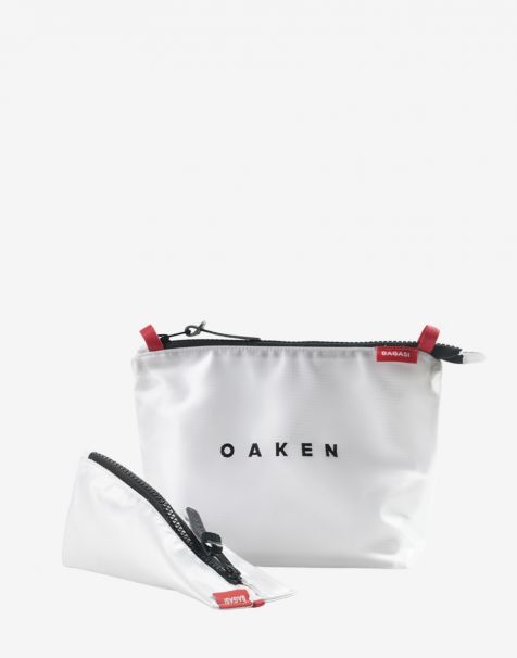 Bagasi x Oaken Taki Pouch Packs Traces in Transit - White