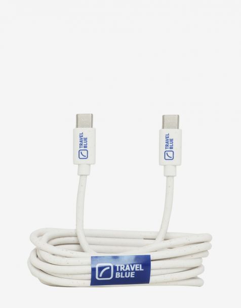 Travel Blue C to C Cable-5 wires 2m - White
