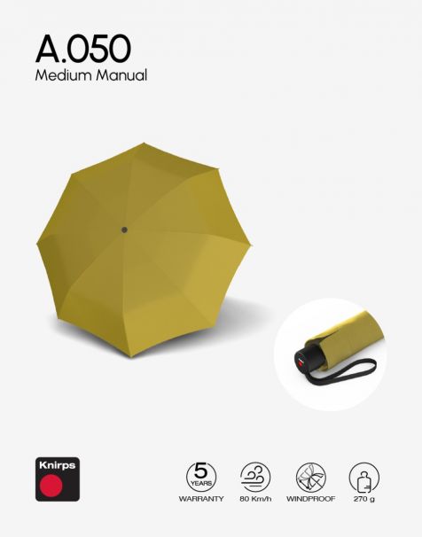 Knirps A.050 Medium Manual - Sulphur