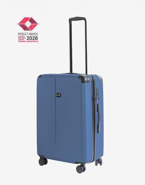 Bagasi Galena Zipper Frame Medium - Steel Blue