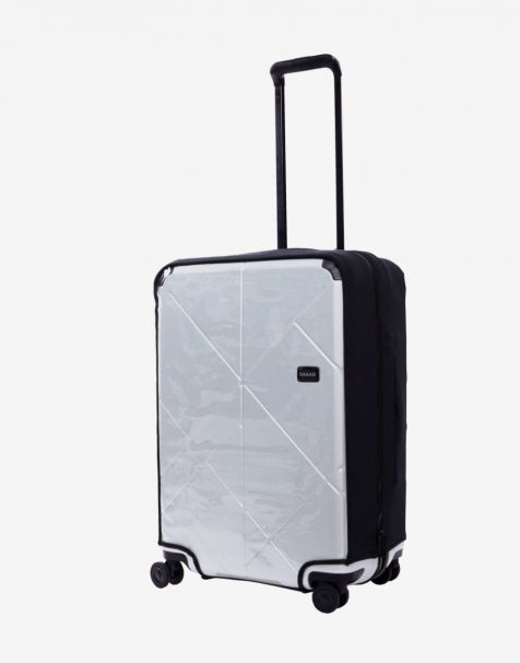 Luggage Cover Scuba Bagasi Medium - Black